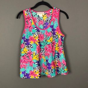 La Vie En Rose l Vintage Floral & Animal Tank